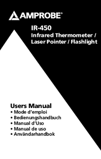 Thumbnail of document Manual - IR-450 Infrared Pocket Thermometer